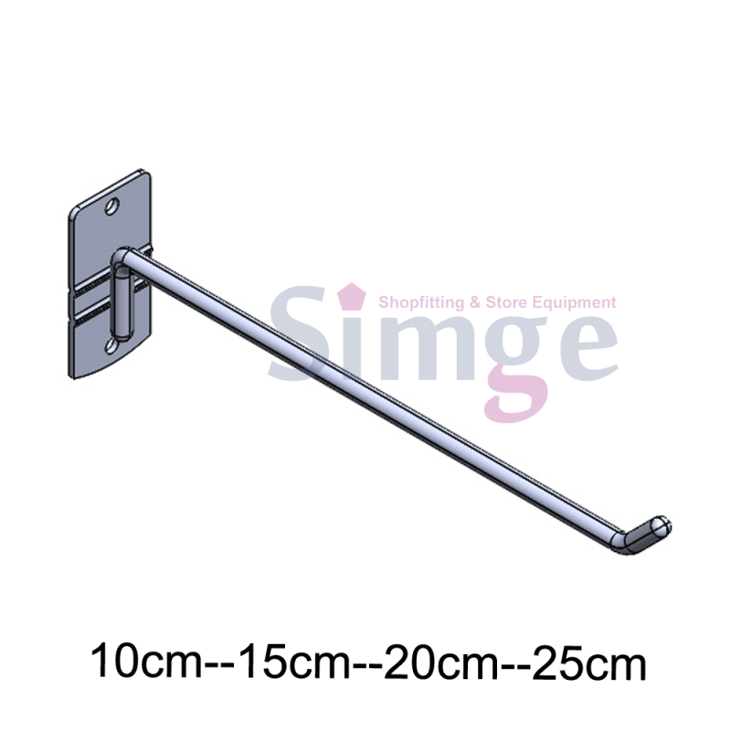 Crochet double trou pour panneaux de particules