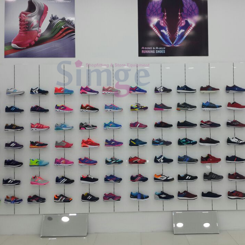 Miroir à chaussures pour magasin