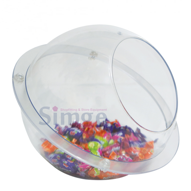 Présentoir de comptoir, boîte de ventilateur en plexi