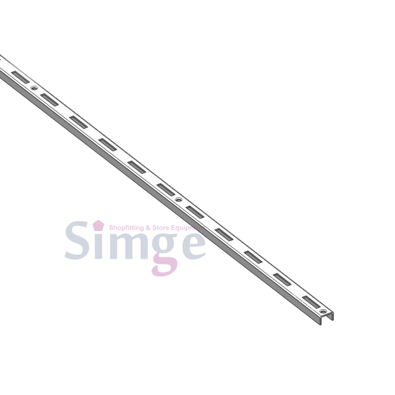 Poteau pour rack simple blanc