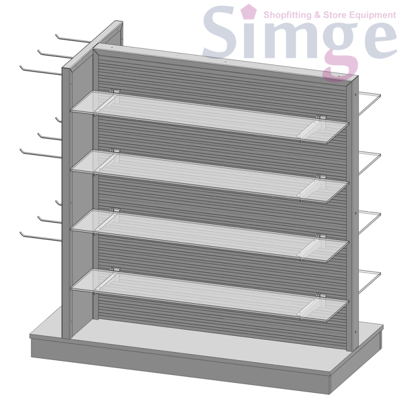 Supports de lambris moyens T pour décoration de pharmacie