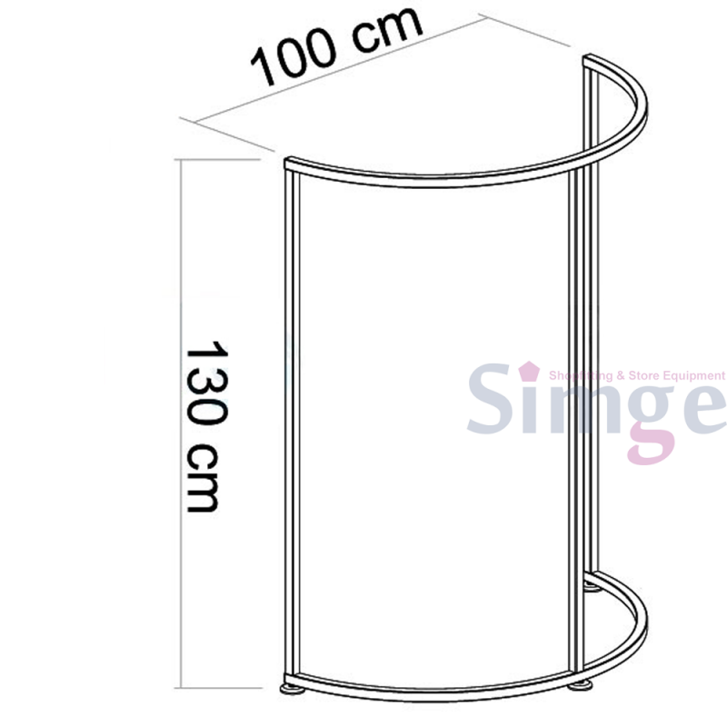 Support de suspension semi-circulaire