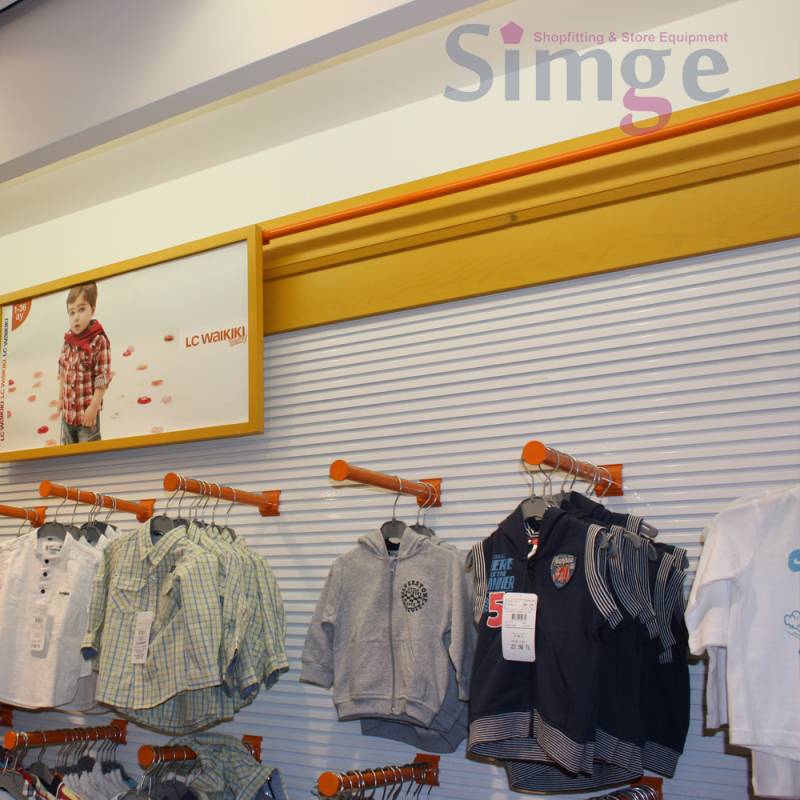 Profil de panneau en aluminium à canal étroit horizontal