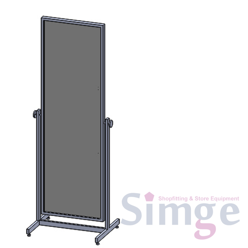 Miroir sur pied d'atelier