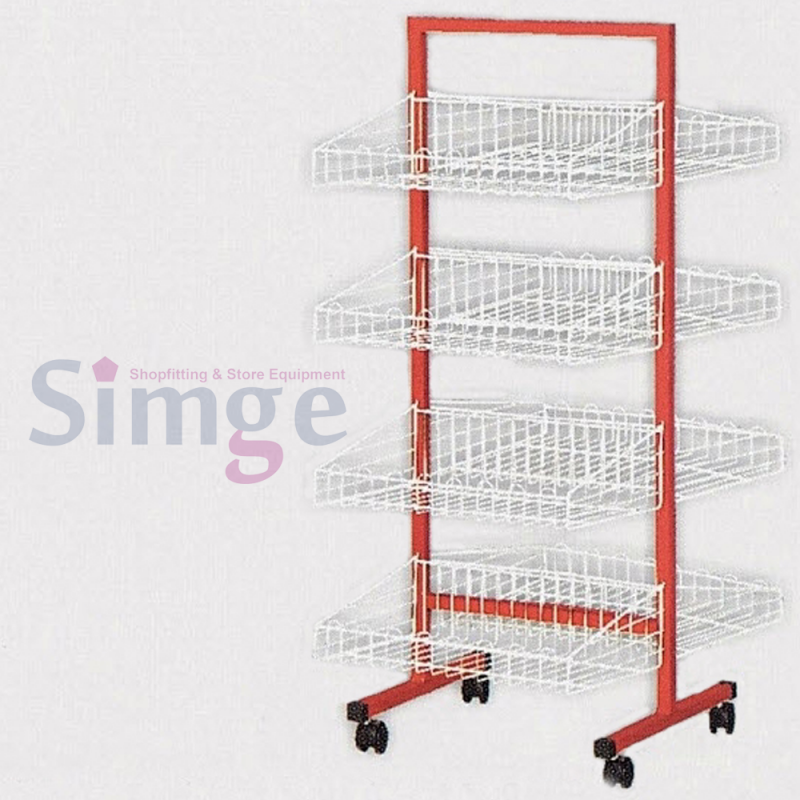 Chariot à roulettes bidirectionnel