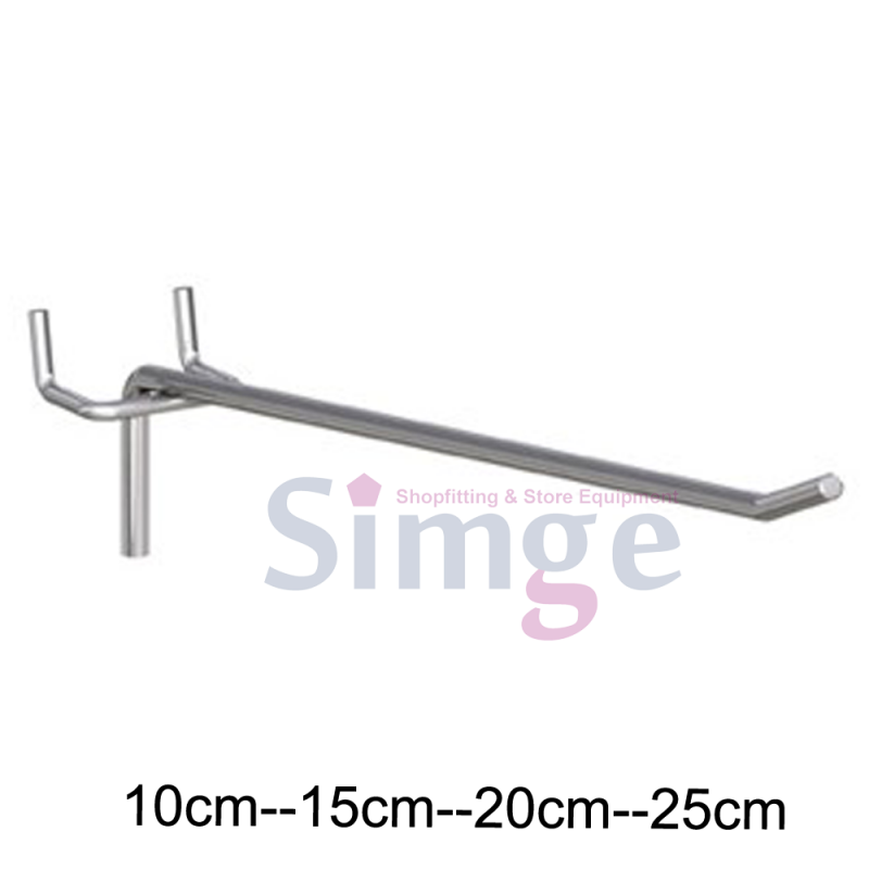 Crochet pour panneau perforé