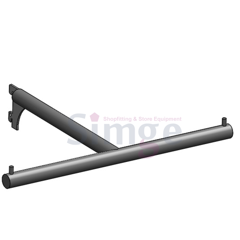 Rail en T de suspension latérale pour Twin Slot Ø25mm