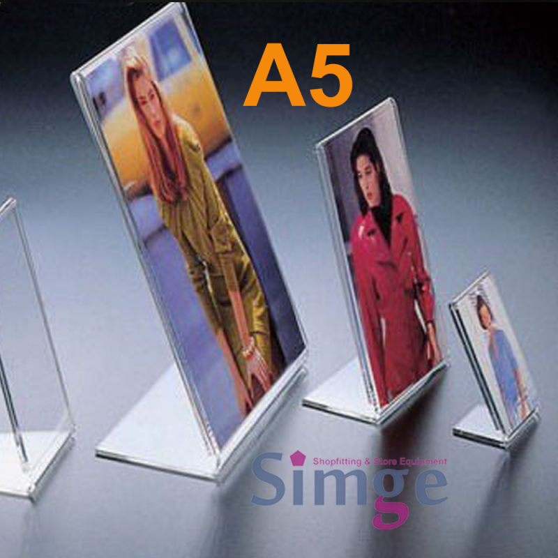 Porte-étiquette de prix en plexi pour étagère