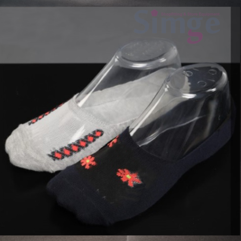 Socket Sock Mini Chaussette Transparente Pied de Mannequin