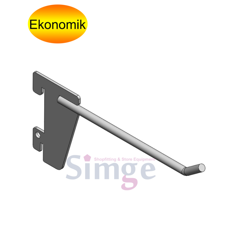 Crochet de suspension pour accessoires sur profil de support, crochet d'étagère