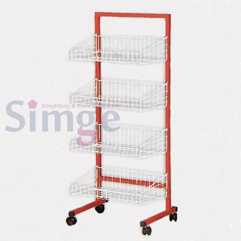 Panier sur pied à sens unique Market