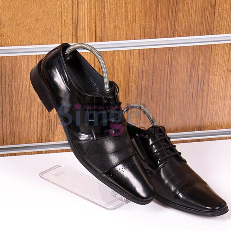 Présentoirs de support de chaussure de plancher de magasin