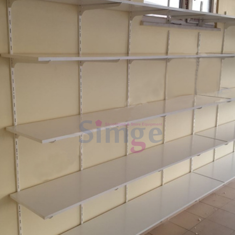 Poteau pour rack simple blanc