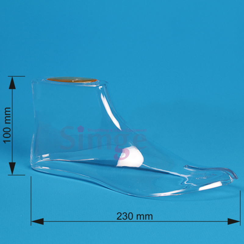 Moule en plastique transparent plat pour sandales, tongs