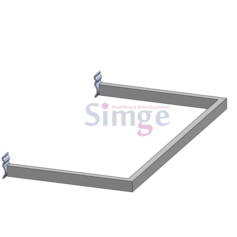 Support de suspension de type U en aluminium à chevrons ondulés, UB1
