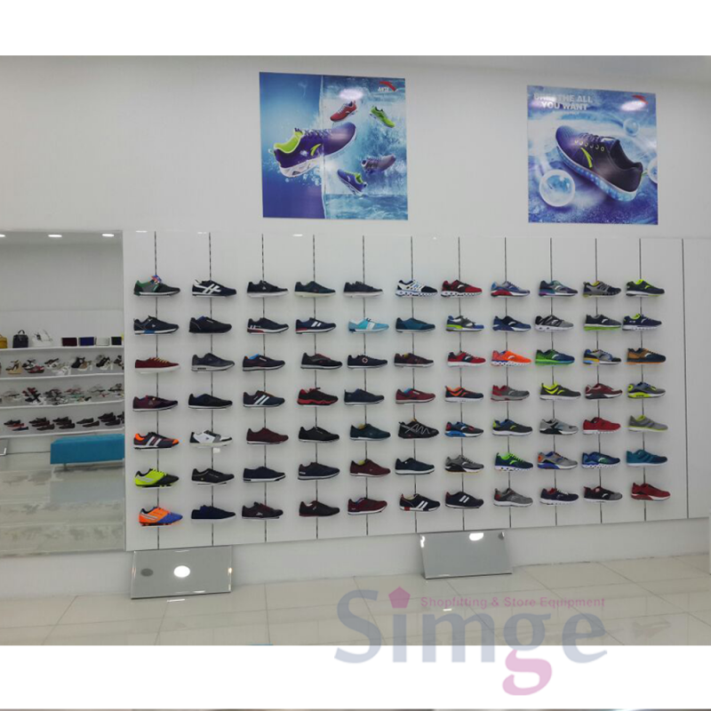 Miroir à chaussures pour magasin