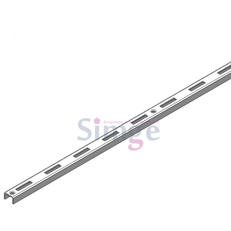 Poteau pour rack simple blanc