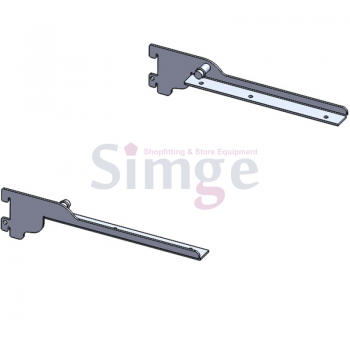 Опора стеклянной полки длинного типа