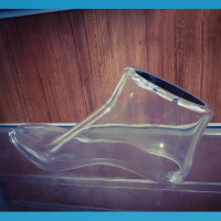 Прозрачная пластиковая форма для женских сандалий на каблуке
