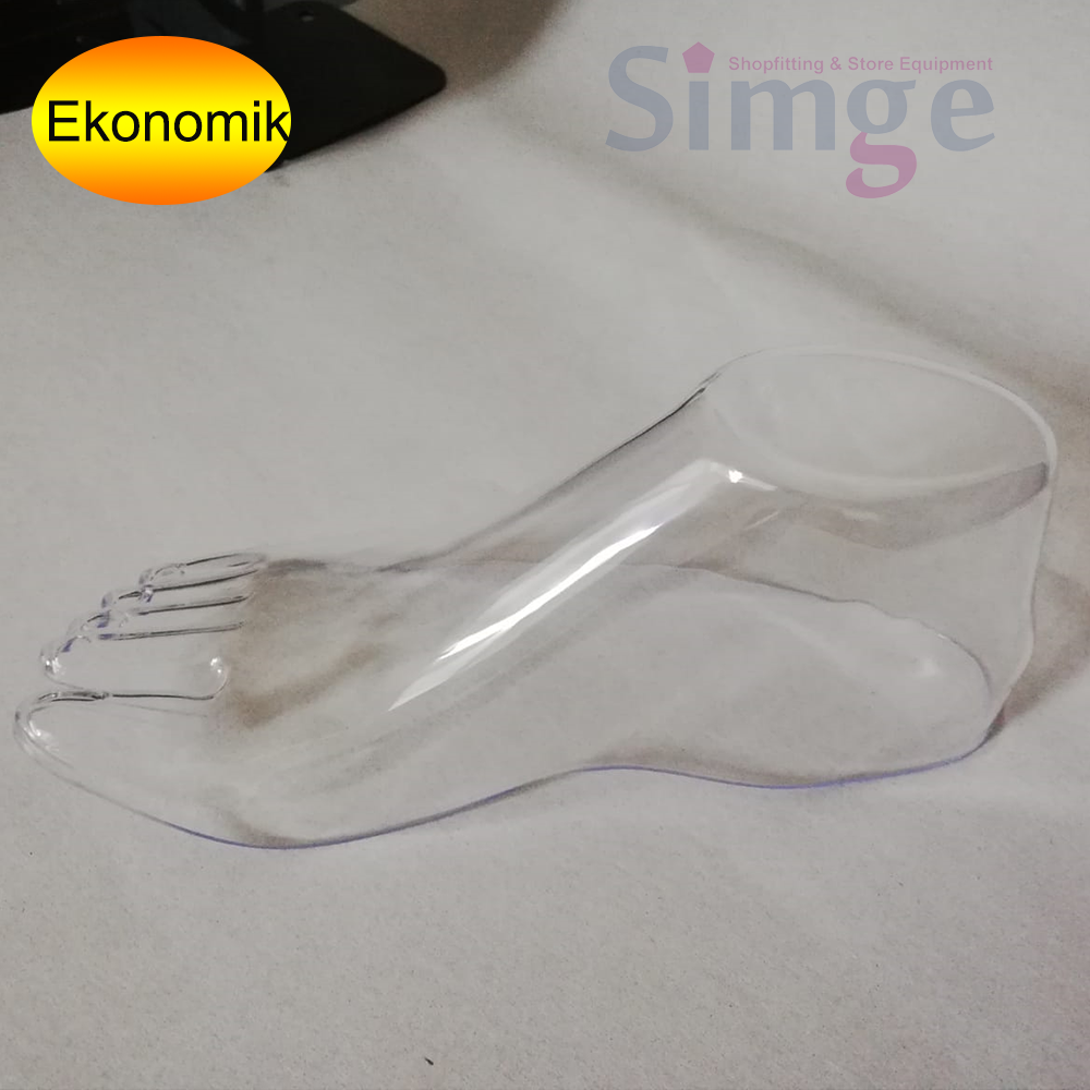 Socket Sock Mini Transparent Sock Mannequin Foot