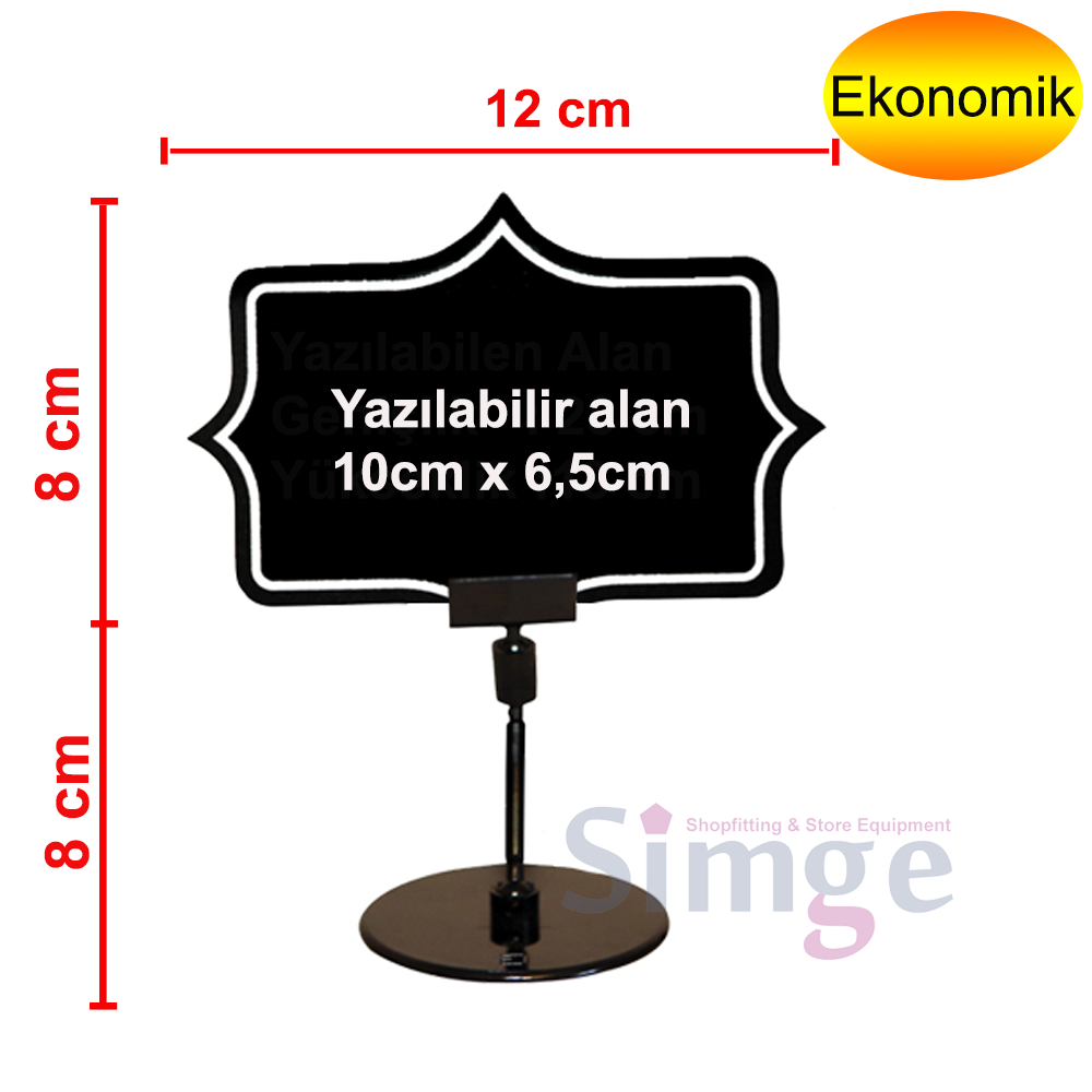 Footed Price Tag Holder Star