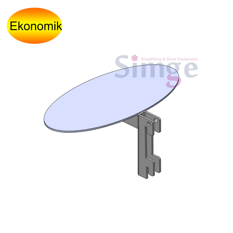 Shoe Attachment, Metal Profile Rack Post Insert