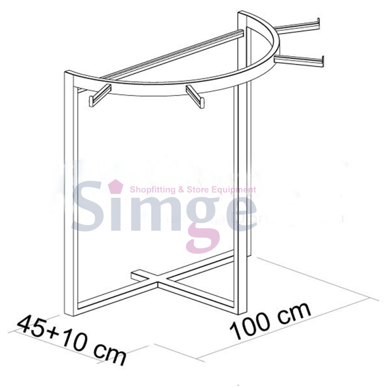 Half Circle Hanger Stand
