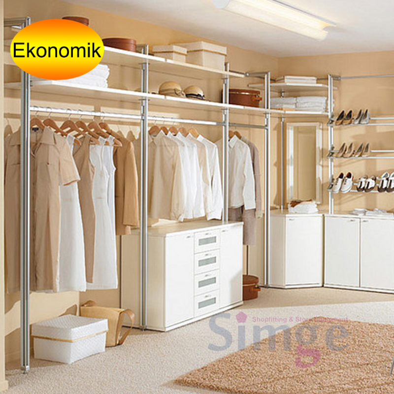 Front Wall Aluminum Shelving System 03