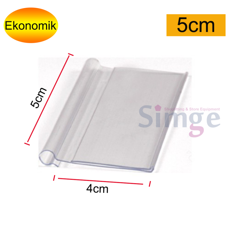 Wire Label Holder Transparent Plastic 40mm x50mm