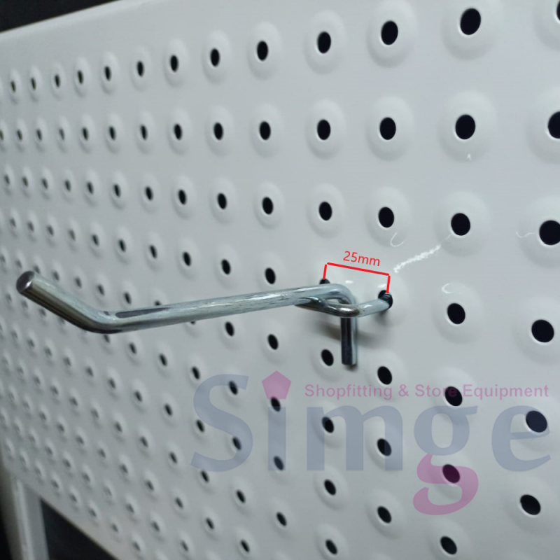Perforated Panel, Perforated Background Panel - White