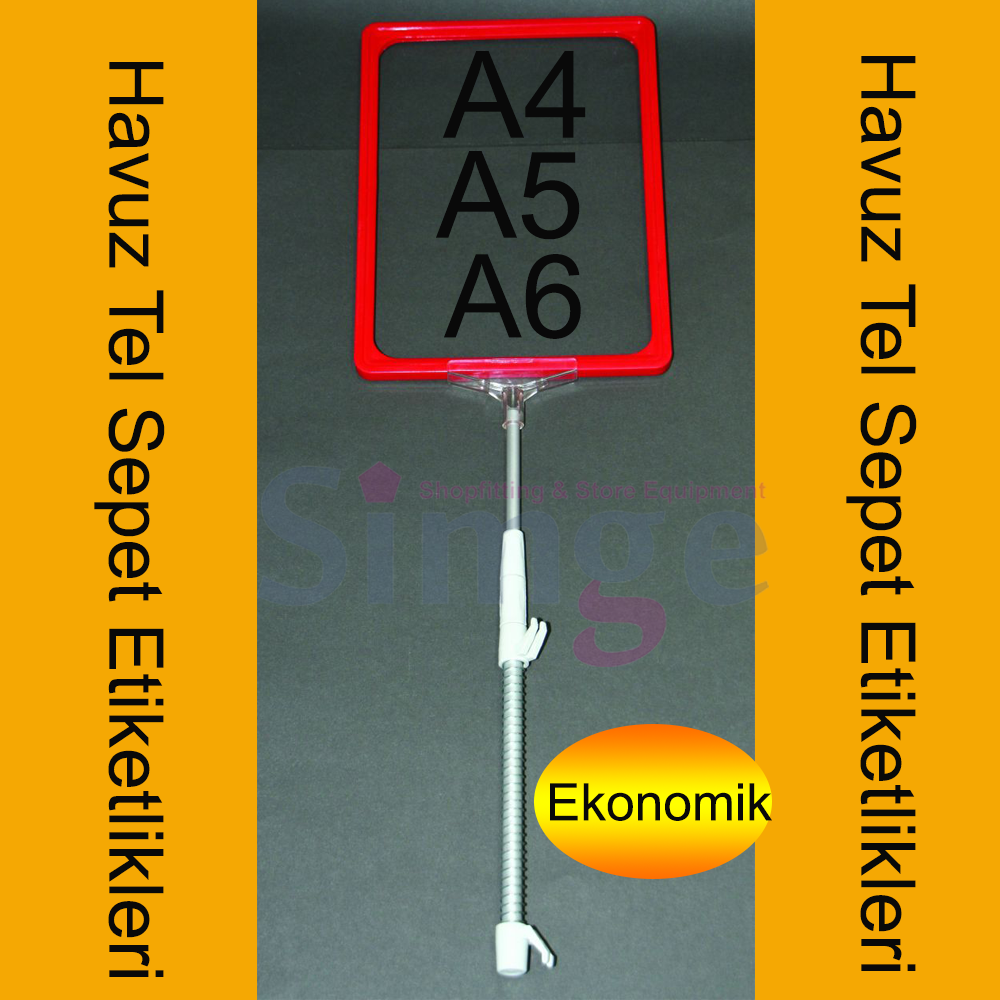Spring Loaded Label Frame Holder