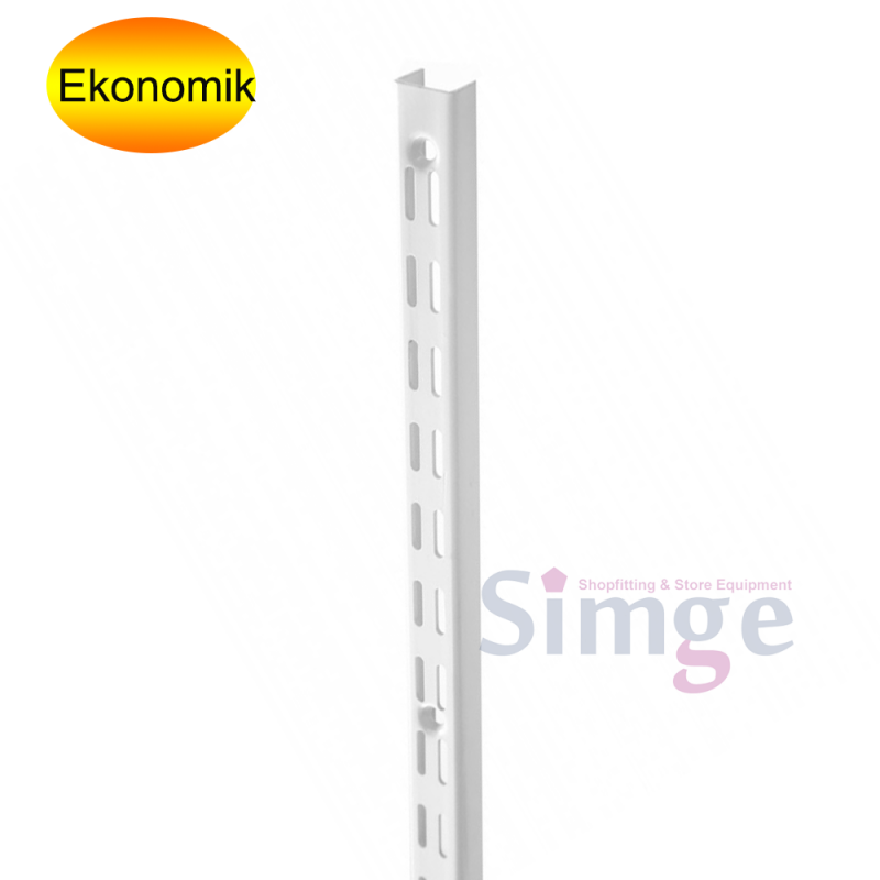 Double Rack Post White