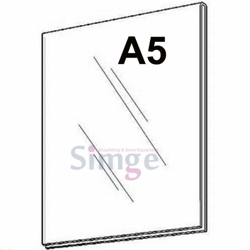  A5 Plexiglass Price Tag