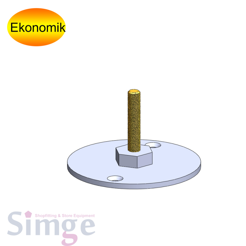 Profile Post Floor and Ceiling Bracket