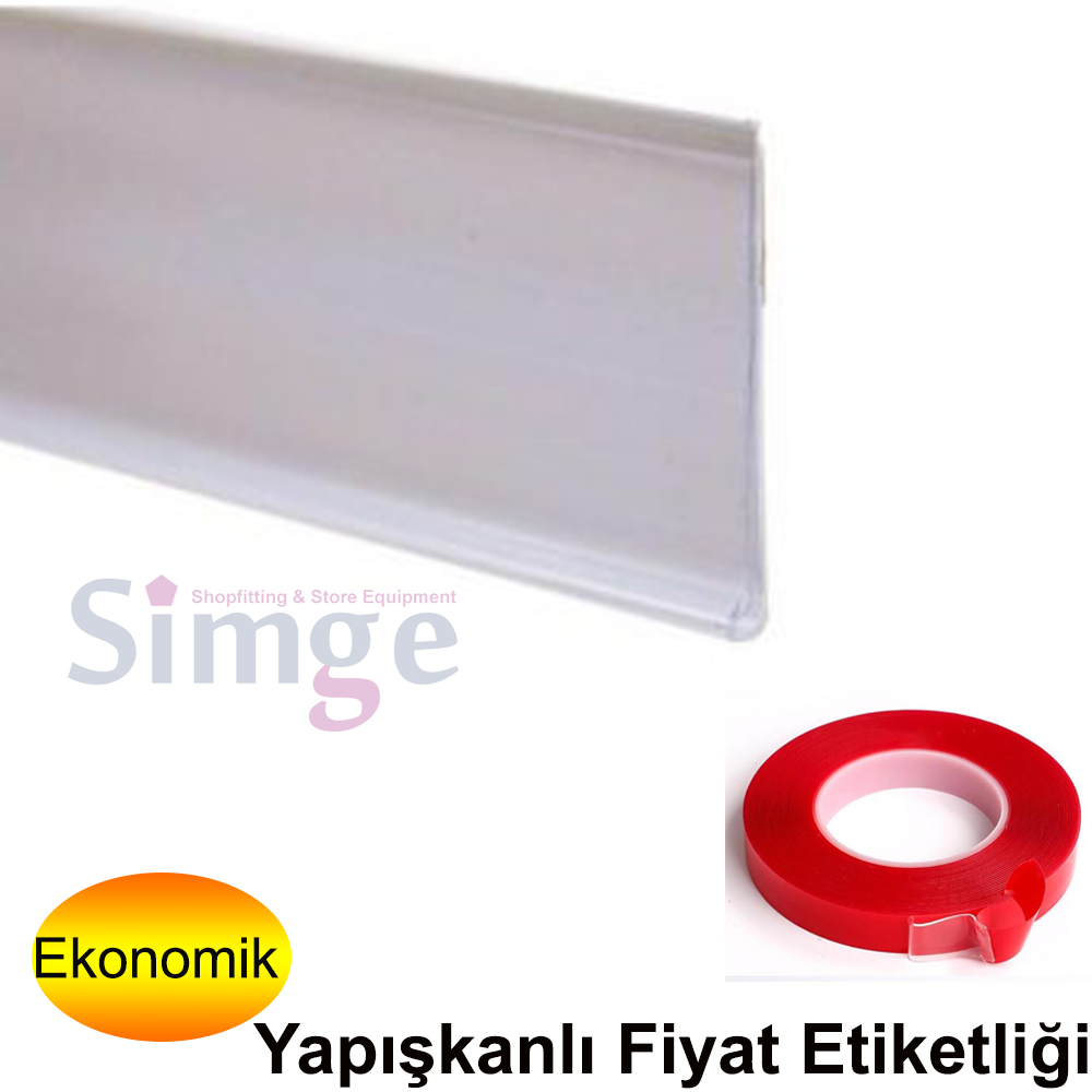 Adhesive Shelf Label Holder