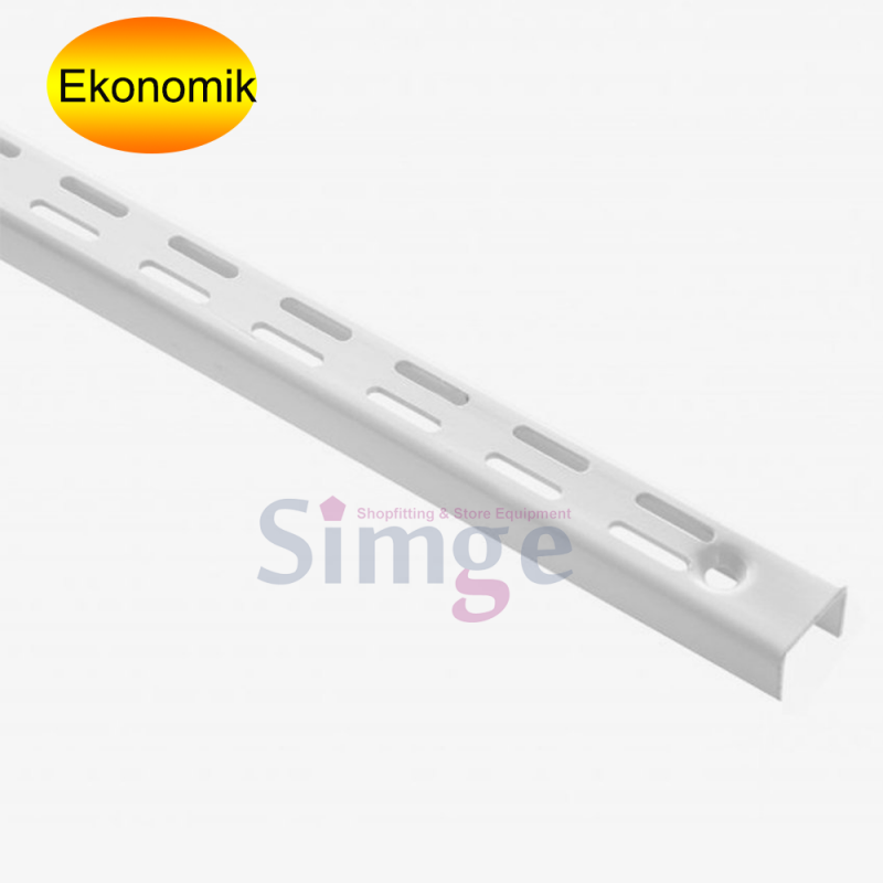 Double Rack Post White