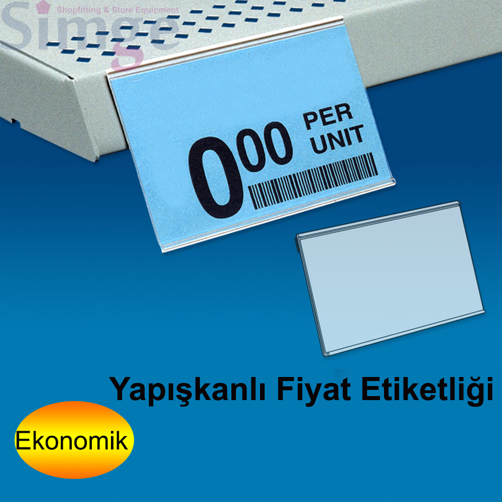 Adhesive Shelf Label Holder