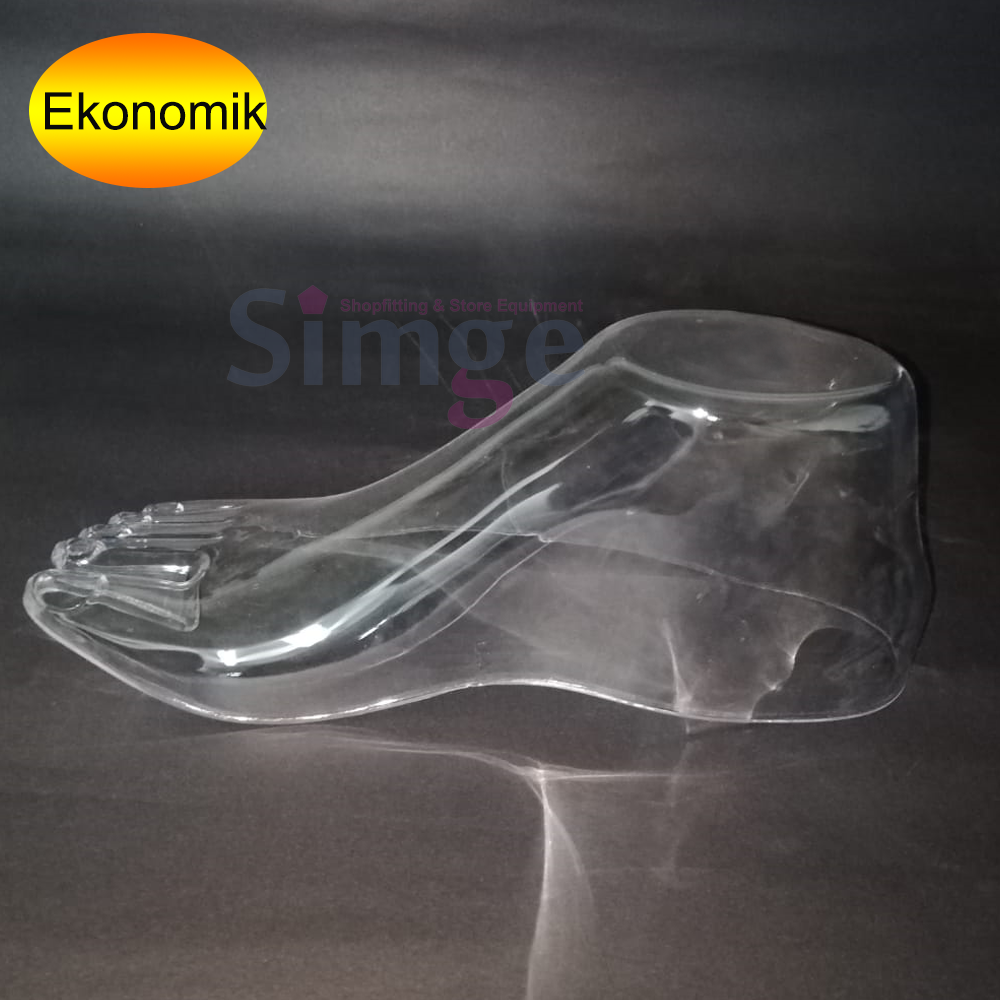 Socket Sock Mini Transparent Sock Mannequin Foot