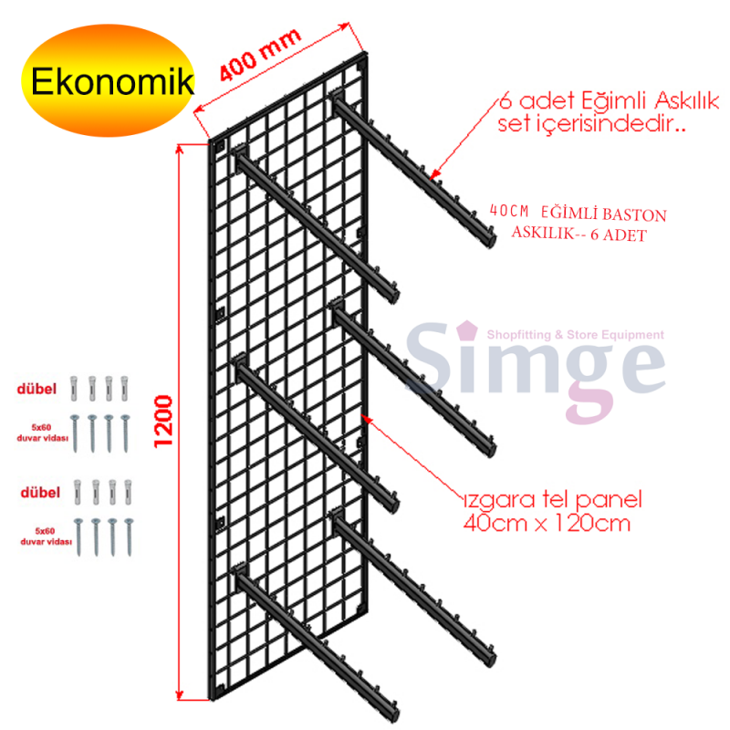 Shop Wall Bag Stand