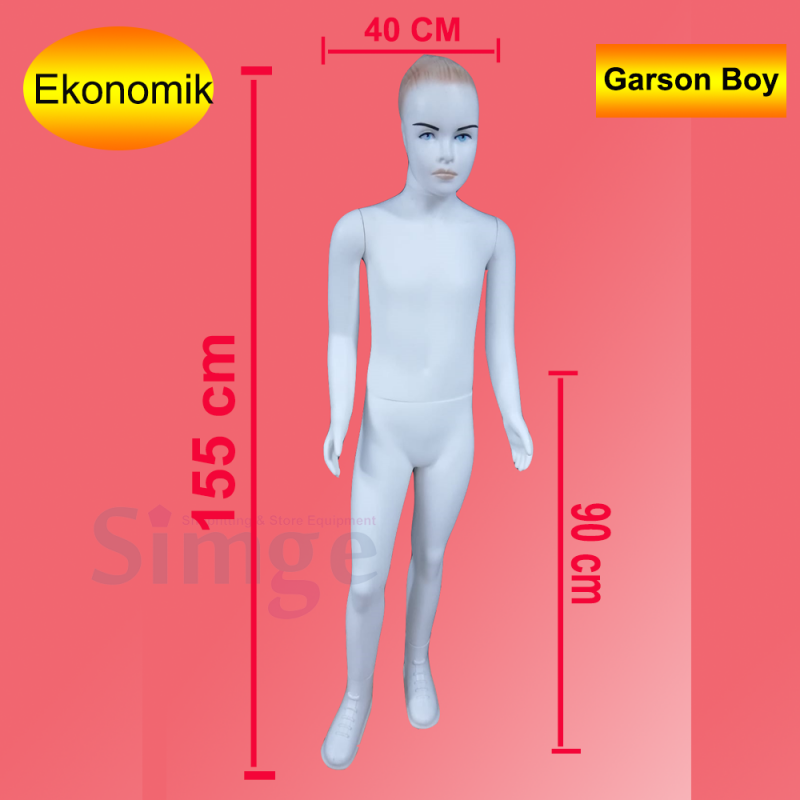 Girl Child Waiter Boy Model 155cm