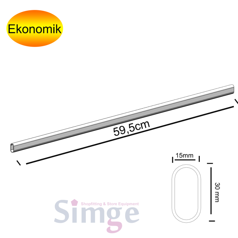 Chromated Oval Hanger Pipe