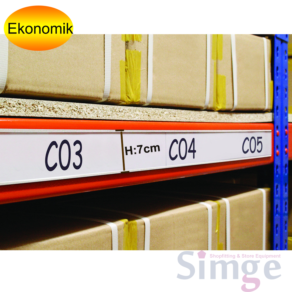 Adhesive Shelf Price Labels H:7cm