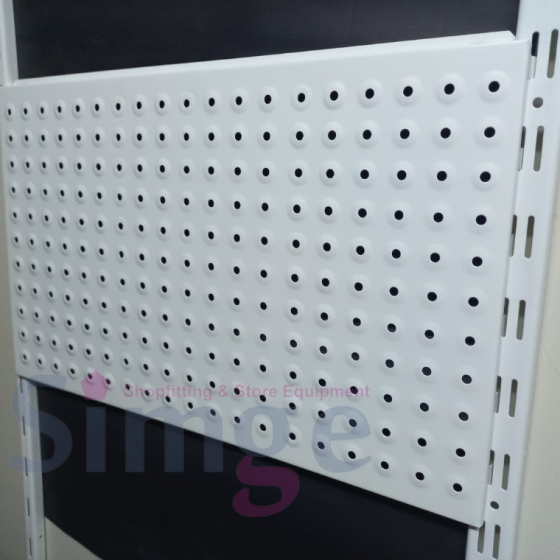 Perforated Panel, Perforated Background Panel - White