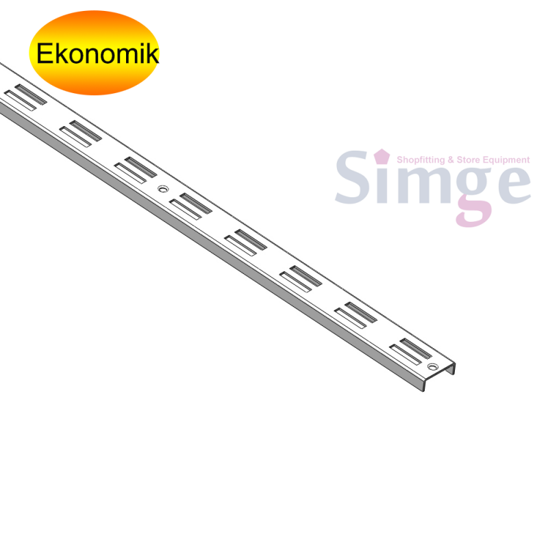 Double Rack Post White