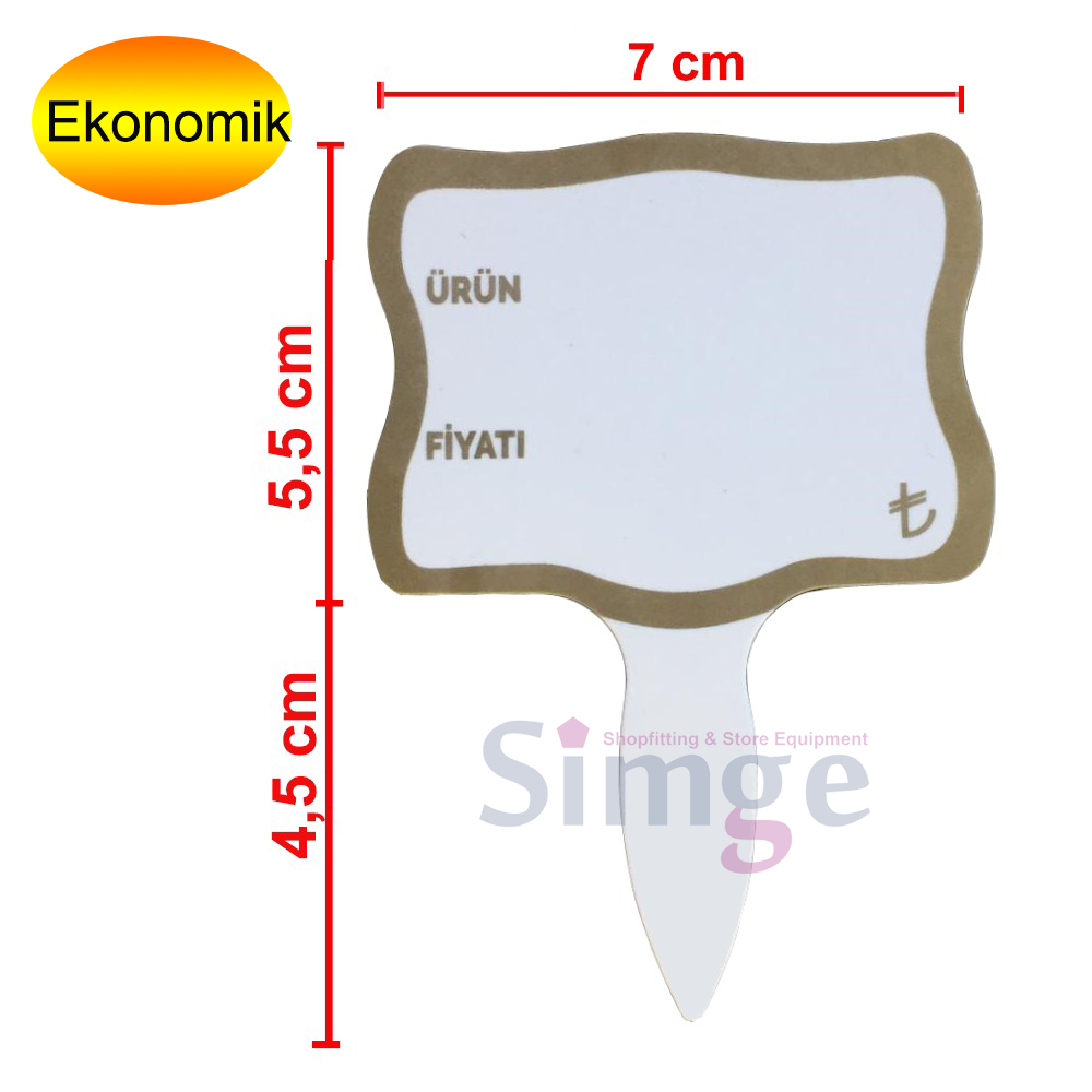 Erasable PVC Dessert Shop Spice Nuts Store Label