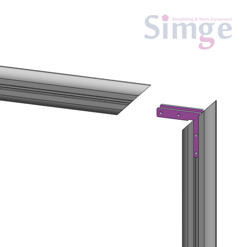 Aluminum Strut Profile Corner Connector L Apparatus