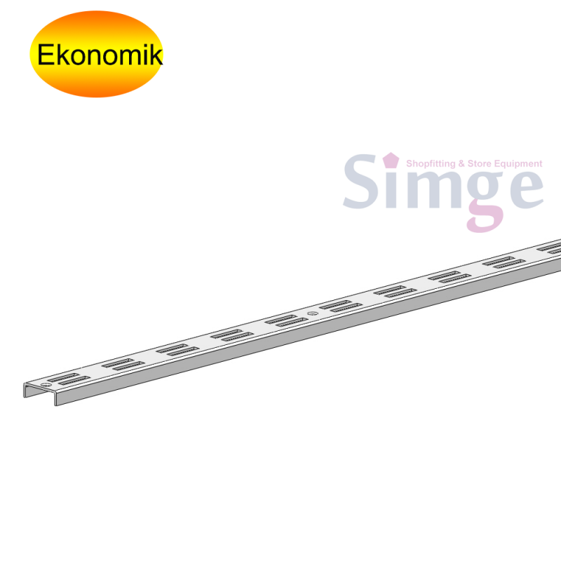 Double Rack Post White