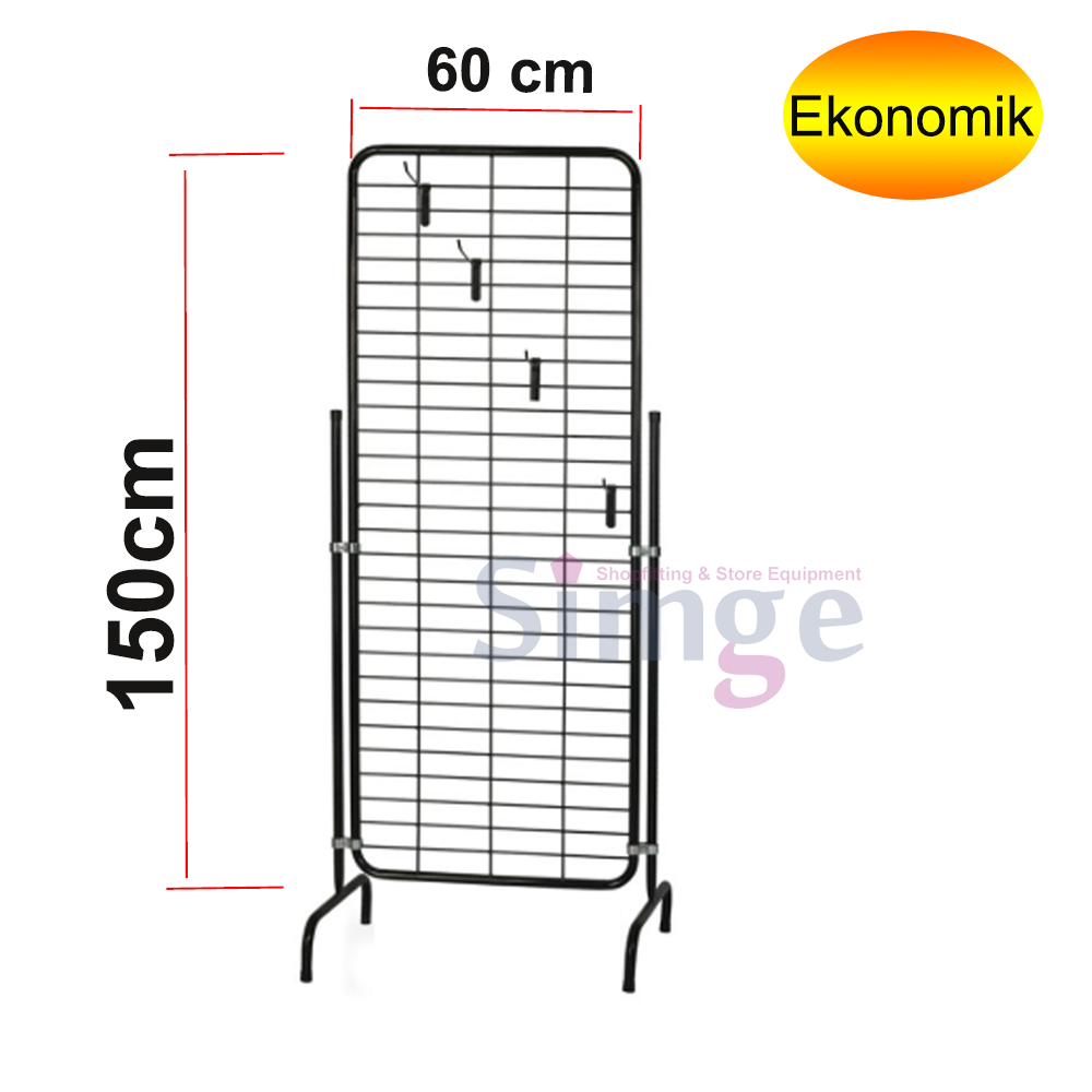 Wire Panel Stand, With Foot