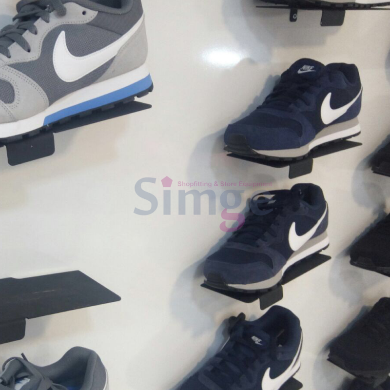 Shoe Store Shelf That Can Be Screwed to the Wall and Chipboard