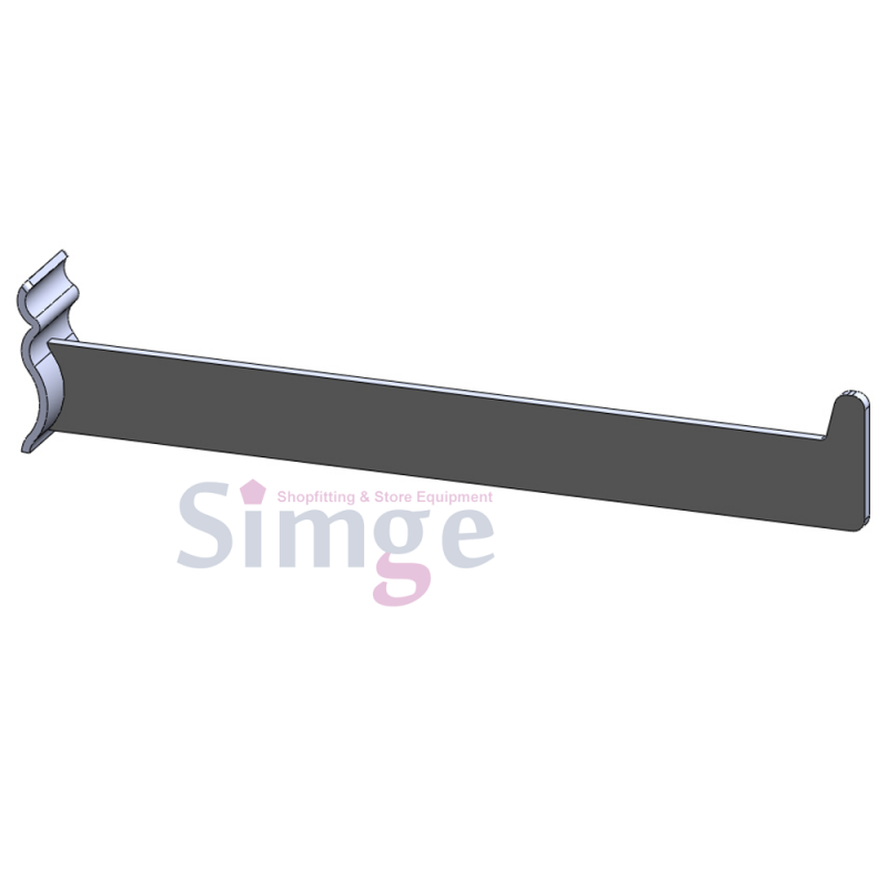 Wavy Aluminum Flat Cane Hanger Handle